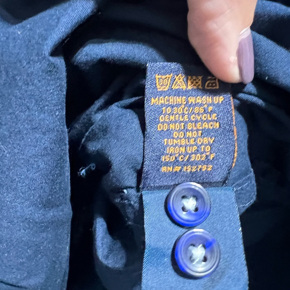 Gentlemen’s Outfitters Men’s Blue Button Down Collared Shirt Size 3X - Picture 4 of 10